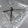 EOS Engine Bay X-Brace w. No Logo - Carbon Fiber - C8 Corvette (BRACE-687-BKCF-NOLOGO)