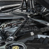 EOS Engine Bay X-Brace w. No Logo - Carbon Fiber - C8 Corvette (BRACE-687-BKCF-NOLOGO)