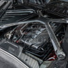 EOS Engine Bay X-Brace w. No Logo - Carbon Fiber - C8 Corvette (BRACE-687-BKCF-NOLOGO)