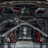 EOS Engine Bay X-Brace w. No Logo - Carbon Fiber - C8 Corvette (BRACE-687-BKCF-NOLOGO)