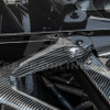 EOS Engine Bay X-Brace w. No Logo - Carbon Fiber - C8 Corvette (BRACE-687-BKCF-NOLOGO)