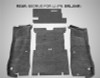 BedRug 03-06 Jeep LJ Unlimited Rear 4pc Cargo Kit (Incl Tailgate & Tub Liner) - BRLJ04R