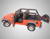 BedRug 03-06 Jeep LJ Unlimited Rear 4pc Cargo Kit (Incl Tailgate & Tub Liner) - BRLJ04R