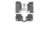 BedRug 07-10 Jeep JK 2Dr Front 3pc BedTred Floor Kit (Incl Heat Shields) - BTJK07F2