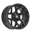 4PLAY 4P06 20x10 6x135 + 6x139.7 -18et Satin Black Wheel