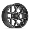 4PLAY 4P06 22x10 6x135 + 6x139.7 -18et Gloss Black Brushed with Tinted Clear Wheel
