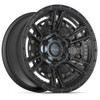 4PLAY 4PS01 17x9 6x135 + 6x139.7 -6et Satin Black Wheel