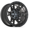 4PLAY 4PS20 17x9 6x135 + 6x139.7 -6et Satin Black Wheel