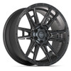 4PLAY 4PS20 22x10 6x135 + 6x139.7 24et Satin Black Wheel