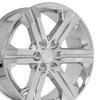 OE Wheels CV60 22x9 6x139.7 24et Chrome Wheel SS: 9513493