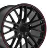 OE Wheels CV08A 18x10.5 5x120.65 56et Gloss Black Redline Wheel