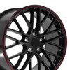 OE Wheels CV08B 19x10 5x120.65 79et Gloss Black Redline Wheel