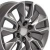 OE Wheels CV32 20x9 6x139.7 28et Gloss Gunmetal Machined Wheel