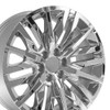 OE Wheels CV33 22x9 6x139.7 28et Chrome Wheel