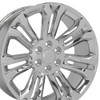 OE Wheels CV43 22x9 6x139.7 24et Chrome Wheel