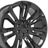 OE Wheels CV43B 24x10 6x139.7 24et Gloss Black Wheel