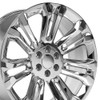 OE Wheels CV43B 24x10 6x139.7 24et Chrome Wheel