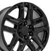 OE Wheels CV63 20x9 6x139.7 28et Gloss Black Wheel