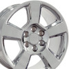 OE Wheels CV76 20x9 6x139.7 27et Chrome Wheel