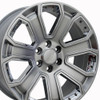 OE Wheels CV93 20x8.5 6x139.7 31et Gloss Hyper Black with Chrome Insert Wheel
