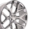 OE Wheels CV98B 26x10 6x139.7 24et Chrome Wheel