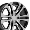 OE Wheels CV99 20x9 6x139.7 31et Gloss Black Machined Wheel