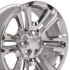 OE Wheels CV99 22x9 6x139.7 24et Chrome Wheel