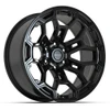 DEFIANT DF03 20x9 6x139.7 -12et Gloss Black Wheel