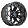 DEFIANT DF03 20x9 6x139.7 -12et Satin Black with Dark Satin Charcoal 2-Tone Wheel