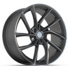 DEFIANT DF06 20x9 5x120 35et Dark Satin Charcoal Wheel