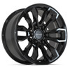 DEFIANT DF15B 18x9 6x139.7 18et Gloss Black Wheel