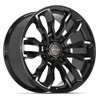 DEFIANT DF15B 20x9 6x139.7 18et Gloss Black Wheel