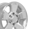 OE Wheels TY09 17x7.5 6x139.7 30et Gloss Silver Machined Wheel