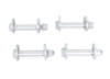 SuperPro Lower Alignment Caster Camber Cam Bolt Kit - TRC0074 Photo - Close Up