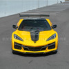 EOS 3 Piece Front Splitter - Carbon Flash Metallic - C8 Corvette Z06 (FLIP-683-V2-ABS)