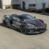 EOS 3 Piece Front Splitter - Carbon Flash Metallic - C8 Corvette Z06 (FLIP-683-V2-ABS)