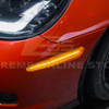 EOS Front Side Marker Lights - Clear - 05-13 C6 Corvette Base / GS / Z06 / ZR1 (LIGHT-1453-CL)