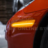 EOS Front Side Marker Lights - Clear - 05-13 C6 Corvette Base / GS / Z06 / ZR1 (LIGHT-1453-CL)