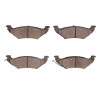 DFC 97-00 Plymouth Grand Voyager Rear 4000 Hybridynamic Brake Pads - 4000-0715-00 Photo - Primary