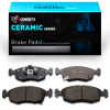 R1 12-19 Fiat 500E Front Ceramic Brake Pads - 2310-1568-00 Photo - Primary