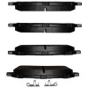 R1 97-03 Subaru Legacy Front Semi Met Brake Pads - 2311-0721-00 Photo - out of package