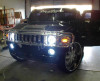 Oracle 03-10 Hummer H2 LED Fog Light Halo Kit - Blue - 1133-002 Photo - lifestyle view