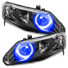 Oracle 06-11 Honda Civic Sedan LED Headlight Halo Kit - Blue - 1333-002 User 1