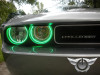 Oracle 08-14 Dodge Challenger LED Projector Headlight Halo Kit - Green - 2238-004 Photo - lifestyle view