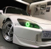 Oracle 99-09 Honda S00 LED Headlight Halo Kit - Green - 2347-004 Photo - lifestyle view