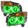 Oracle 04-07 Nissan Titan LED Headlight Halo Kit - Green - 2674-004 User 1