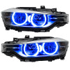 Oracle 12-13 BMW 3/328 LED Headlight Halo Kit - Blue - 3000-002 User 1