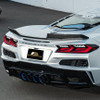 EOS Carbon Fiber 1.5" Extended Rear Wing Wickerbill Winglets - C8 Corvette Z06 (SPLITTER-1354-BKCF)