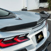 EOS Carbon Fiber 1.5" Extended Rear Wing Wickerbill Winglets - C8 Corvette Z06 (SPLITTER-1354-BKCF)