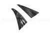 EOS Extended Rear Splash Guards - Carbon Fiber - C7 Corvette Stingray / Z06 (MF-233-BKCF)